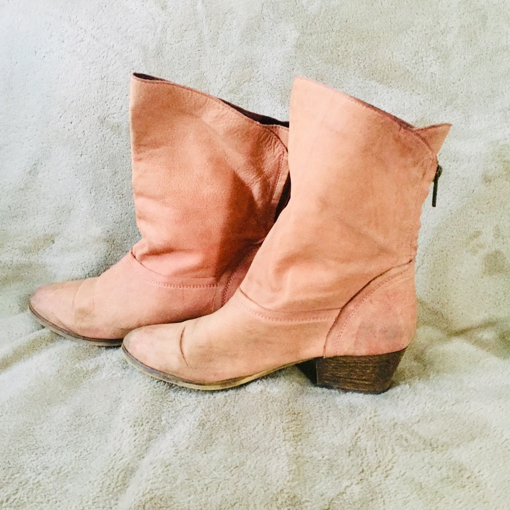 Boho Boots 👢 Nappa leather Salmon